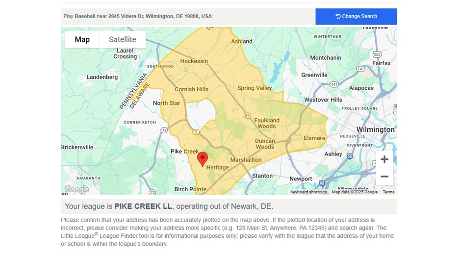 PCLL Map